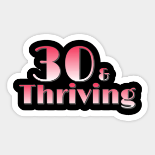 30th Birthday Sticker